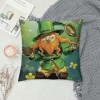 Ulloord St Patricks Day 18x18 Inch Leprechauns Holding Throw pillows Green Home Sofa Decor pillowcase Happy pillows Decoration Cushion Cases