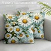 Ulloord Spring pillow Covers, Striped Farmhouse Decorative Throw pillowcases for Home Sofa Couch Decoration