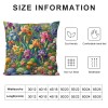 Ulloord Spring pillow Covers, Striped Live Life in Full Spring is in The Air Farmhouse Decorative Throw pillowcases for Home Sofa Couch Decoration