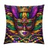 Ulloord Mardi Gras pillow Covers for Home Decorations Decor Happy Mardi Gras Throw pillows Decorative Cushion Cases Mardi Gras Decorations