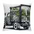 Ulloord Farmhouse pillow Covers Buffalo Plaid Truck Eucalyptus Leaves Home Sweet Home Decorative Throw pillow Covers Spring Farmhouse Decor pillow Case for Sofa Couch