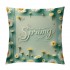 Ulloord Spring pillow Covers, Floral with Grace This is Our Striped Blue Farmhouse Decorative Throw pillowcases for Home Sofa Couch Decoration