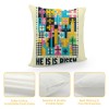 Ulloord Throw pillow Covers Set of Hello Peeps Spring Home Decor for Couch