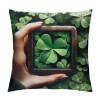 Ulloord St Patricks Day pillow Covers St Patricks Day Decorations for Home Lucky St Patricks Day Decorative Throw pillows Farmhouse St Patricks Day Decor