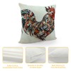 Ulloord Smilayrd Vintage Farm Animal Farmhouse Decorative pillow Covers Wood Flower&nbsp; Throw pillow Case Rustic pillows Cover Cushion Cover Outdoor Decor