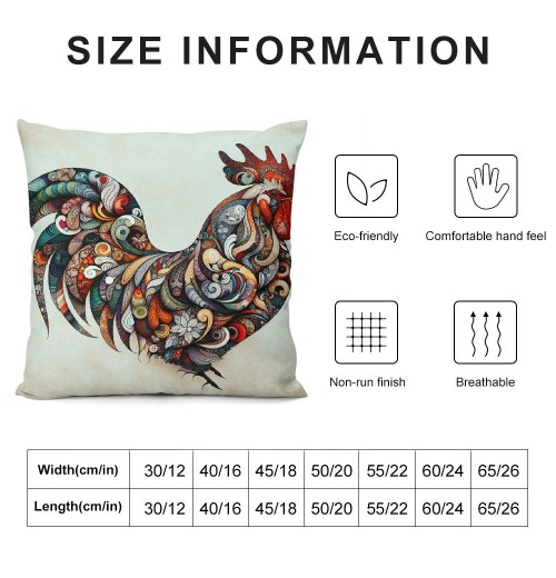 Ulloord Smilayrd Vintage Farm Animal Farmhouse Decorative pillow Covers Wood Flower&nbsp; Throw pillow Case Rustic pillows Cover Cushion Cover Outdoor Decor