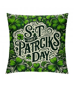 &nbsp;St.&nbsp;Patrick's Day Throw pillow Covers Square Decorative pillow Covers Cushion Cover