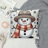 Christmas man pillow Covers man I Smell Throw pillow Cover Holiday Cushion Case Decoration for Sofa Couch