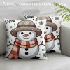 Christmas man pillow Covers man I Smell Throw pillow Cover Holiday Cushion Case Decoration for Sofa Couch