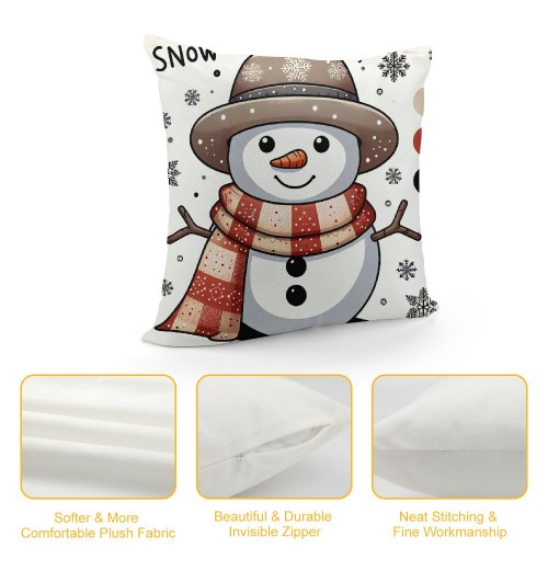 Christmas man pillow Covers man I Smell Throw pillow Cover Holiday Cushion Case Decoration for Sofa Couch