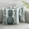 Ulloord Decor Throw pillow Covers Vintage &nbsp; Green Fruits pillow Case Square Cushion Cover for Sofa