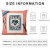 Happy Valentine’s Day Decor pillow Covers Red White Stripes with Love Heart Saying Throw pillow Cases Home Sofa Couch Cushion Cover