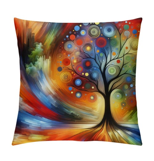 Ulloord Throw pillow Covers Oil Painting Square Home Decorative Cushion Cover for&nbsp;pillow Cases