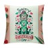 Ulloord &nbsp; Throw pillow Covers Dog with Flower Decor&nbsp;Valentine pillow Cover Gift pillow Case Square Home pillowcase Cushion Cover for Sofa Couch (Pink)