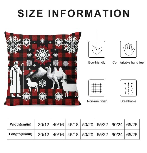 Red Black Buffalo Check Plaid Throw pillow Covers pillow Cover pillow Case Cushion Cover Decorative Home Sofa Couch