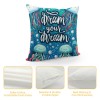  Throw pillow Cover Ocean Theme Beach Decorative pillow Cover Square Beautiful Cushion Cover Super Soft&nbsp; pillow Cases for Sofa Bedroom