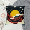  Watercolor Throw pillow Covers The &nbsp;White Cloud with Star Decorative pillow Cover Square pillow Case Outdoor Decor