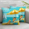  Summer Throw pillow Covers Quote Words pillow Cover Sea Beach&nbsp; Fruit Decorative pillow Case Cushion Cover Beach Theme