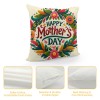  Happy Mother's Day pillow Cover Decorative pillow Covers Best Wishes Cushion Cover for Women Gift Home Sofa Car