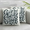 Ulloord Give It to God and Go to Sleep Decorative Throw pillow Case Cover,Christian Decorations for Home Bedroom Girl Room,Housewarming Gifts, Bed Gifts