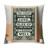 Ulloord  Retro&nbsp;Wood Grain&nbsp;Spoon&nbsp;pillow Covers Farmhouse pillow Case Square Throw Cushion Cover for Home Sofa Car Bedroom 