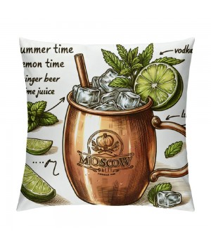 Ulloord Summer Style pillow Covers Green Lemon Sls with in a Color Glass Decorative Throw pillow Case Cushion Cover for Sofa