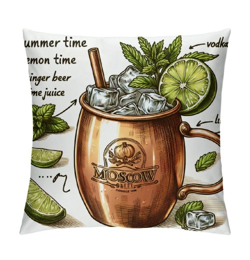 Ulloord Summer Style pillow Covers Green Lemon Sls with in a Color Glass Decorative Throw pillow Case Cushion Cover for Sofa