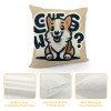 Ulloord Dog Themed pillowcase Decorations for Home, Funny Dog Guess What Throw pillow Cover Double Sided Reversible, Funny Mom Gifts, Pet Dog Lover Gifts