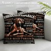 Ulloord Cartoon Rhodesian Ridgeback Heritage of Love Throw pillow Case Cover, Funny Puppy Dog Decorations for Home Bedroom Girls Room Office,Rhodesian Ridgeback Owners Moms Gift,Dog Lovers Gift