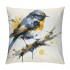 Ulloord Outdoor&nbsp;Birds are Singing&nbsp;On The Tree Accent Farmhouse Decorative Throw pillow Covers Watercolor Lovely Birds pillowcases Super Sof pillow Case for Bed