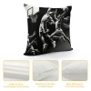 Ulloord  Basketball Throw pillow Covers&nbsp;Men are Playing Basketball Pattern Decorative pillow Case Cushion Cover Ball Lover Gift Decor Home Sofa (Black Basketball Set)