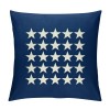 Ulloord  Patriotic July 4th Throw pillow Covers Geometric Stars Square Cushion Cover USA Star pillow Cases Navy Blue Background pillowcases for Couch Sofa Bed Car