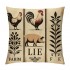 Ulloord pillow Covers Farm Animal Pig Cow Decorative pillow Case Cushion Cover for Outdoor Home Decor Sofa Bedroom Car pillow Cover