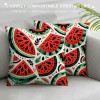  Hello Summer Throw pillows Covers&nbsp;Cool Pieces Pattern&nbsp;Watercolor Throw pillow Cover Beach Fruits Decor pillow Case for Sofa