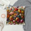 Floral Farmhouse pillow Covers Vintage Daisy Flowers Decorative Spring pillow Covers Outdoor Flower Modern Cushion Cover for Sofa