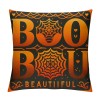  Halloween pillow Cover Happy Halloween Throw pillow Covers,Boo Pumpkin Quote pillow Case,Home Decor Cushion Cover