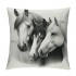 Ulloord Horse Decorative Throw pillow Covers&nbsp; Cushion Cover Color Animal Throw pillows Case for Sofa Couch Outdoor Decor