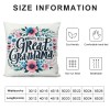 Ulloord Themed pillowcase Decorations for Home, Farmhouse Floral World’s Best pillow Cover, Gifts