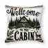 Ulloord Welcome to Throw pillow Cover Vintage Boat Farm pillowcase Home Sofa Decor Cushion Cover 