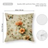 Ulloord Vintage Rustic Flowers Throw pillow Covers Floral&nbsp;Butterfly with Birds Farmhouse pillow Cover Retro&nbsp;Peony pillow Cases Animal pillowcase Cushion Cover