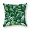  Tropical Leaves Throw pillow Covers Green Palm Leaf Decorative pillow Cases Outdoor Cushion Covers for Sofa Couch Garden Home Decor