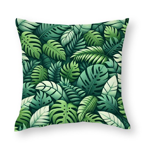  Tropical Leaves Throw pillow Covers Green Palm Leaf Decorative pillow Cases Outdoor Cushion Covers for Sofa Couch Garden Home Decor