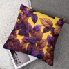  Throw pillow Covers for Couch and Bed Leaves of Palm Tree Growth Ecology Botany Decorative Square Home Decor Accent pillow Case Purple-Brown