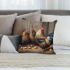  Farm Animals pillow Cover Vintage Rustic Farmhouse Watercolor Rooster Eggs pillow Cases Cushion Cover for Home Sofa Couch