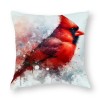 pillow Covers Christmas Cardinal Bird Decorative Throw pillow Covers Super Soft pillowcases Cushion Cover Home Office Sofa Car Decor