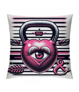  Valentines pillow Covers Hey Sugar You&amp;Me Pink Love Heart Throw pillow Cover Valentine's Day Decorative pillow Cover for Couch Sofa Room