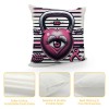  Valentines pillow Covers Hey Sugar You&amp;Me Pink Love Heart Throw pillow Cover Valentine's Day Decorative pillow Cover for Couch Sofa Room