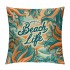  Throw pillow Cover Vintage Ocean Theme Conch and Decorative pillow Case Home Decor Square Cushion Cover pillowcase ()