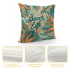  Throw pillow Cover Vintage Ocean Theme Conch and Decorative pillow Case Home Decor Square Cushion Cover pillowcase ()