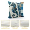 Ulloord  Throw pillow Covers Ocean Marine Animal Set Outdoor Decorative pillow Cases Cushion Cover for Home Sofa Office